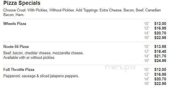 Ride or Die Pizzeria - Superior, WI menu_pic