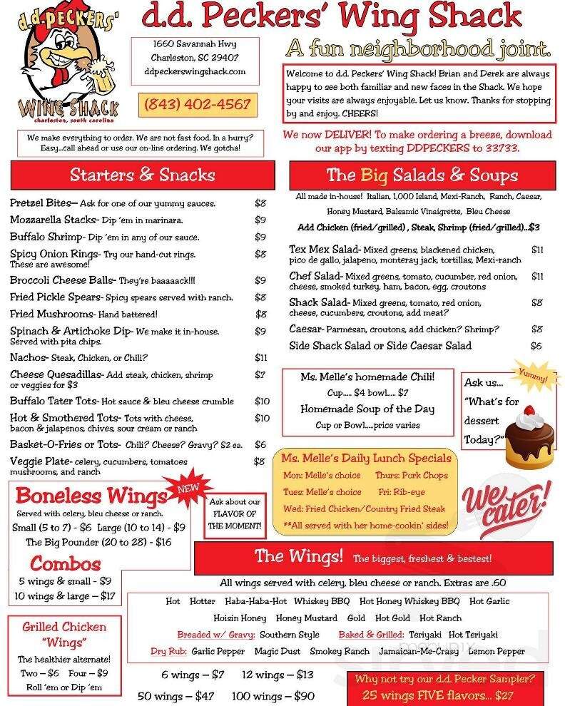 Mr Narwhal's Magnificent Snoballs - Charleston, SC menu_pic