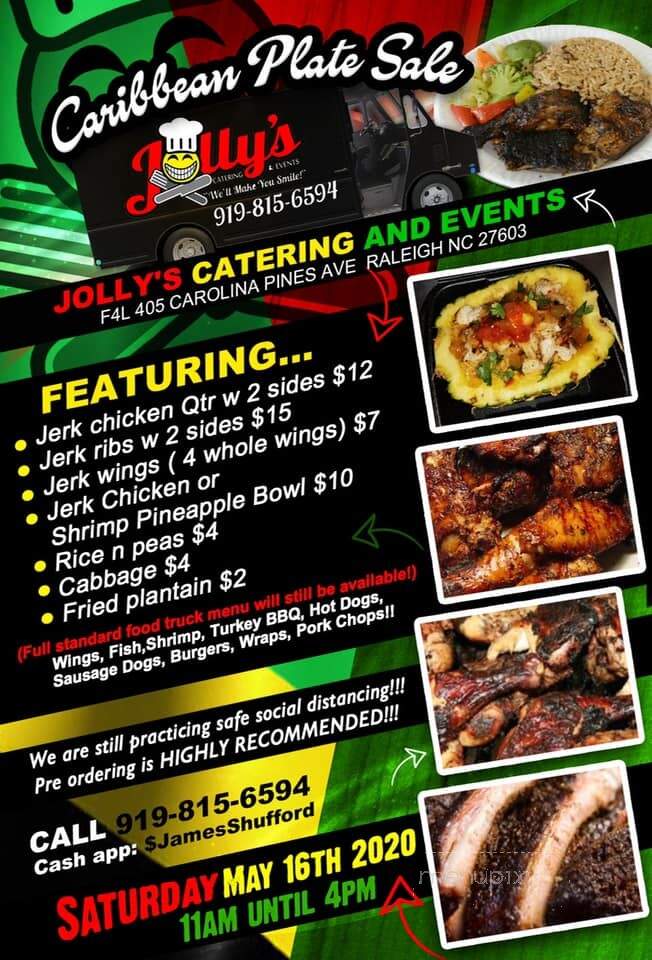 Jolly's Catering and Events - Raleigh, NC menu_pic