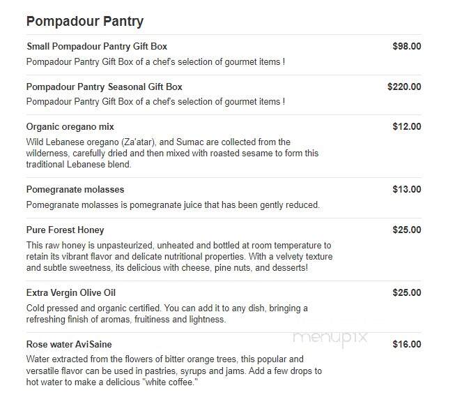 Pompadour Beverly Hills - Beverly Hills, CA menu_pic