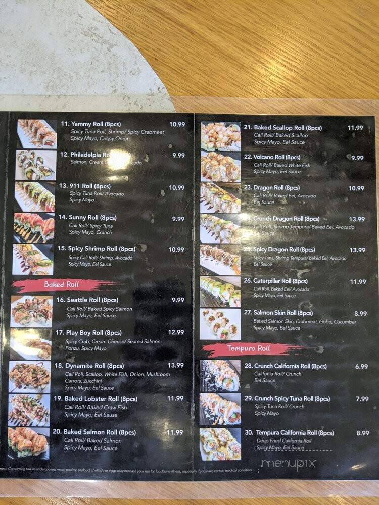 Coco Sushi & Roll - Torrance, CA menu_pic