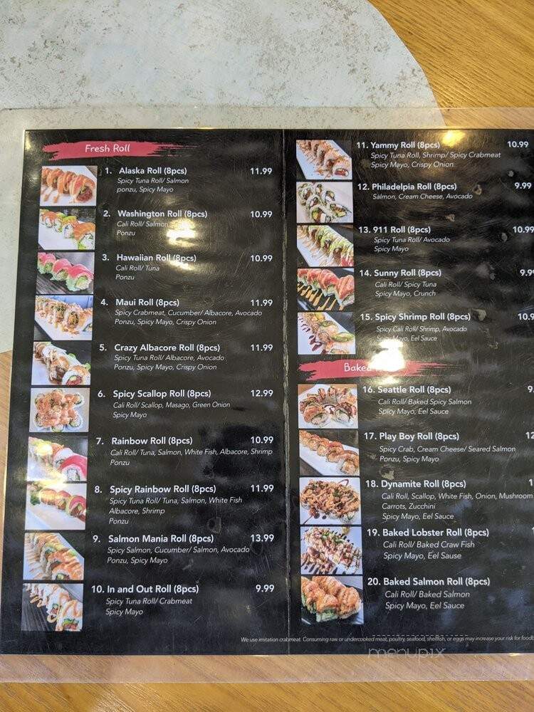 Coco Sushi & Roll - Torrance, CA menu_pic