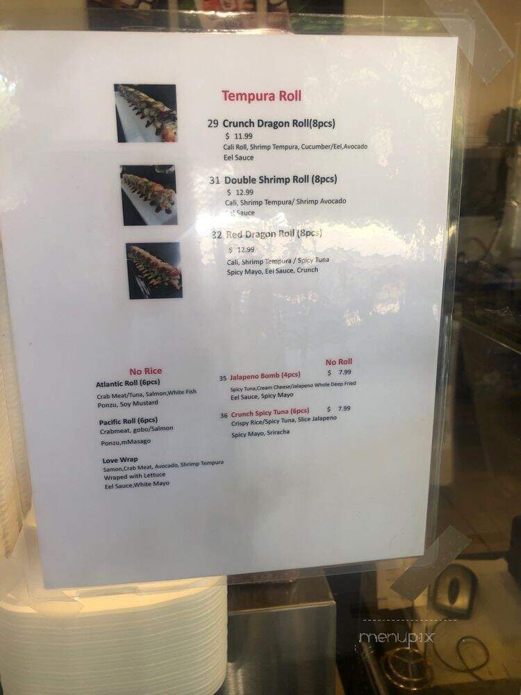 Coco Sushi & Roll - Torrance, CA menu_pic