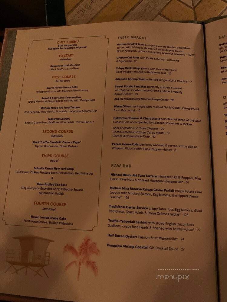 The Bungalow Kitchen - Tiburon, CA menu_pic
