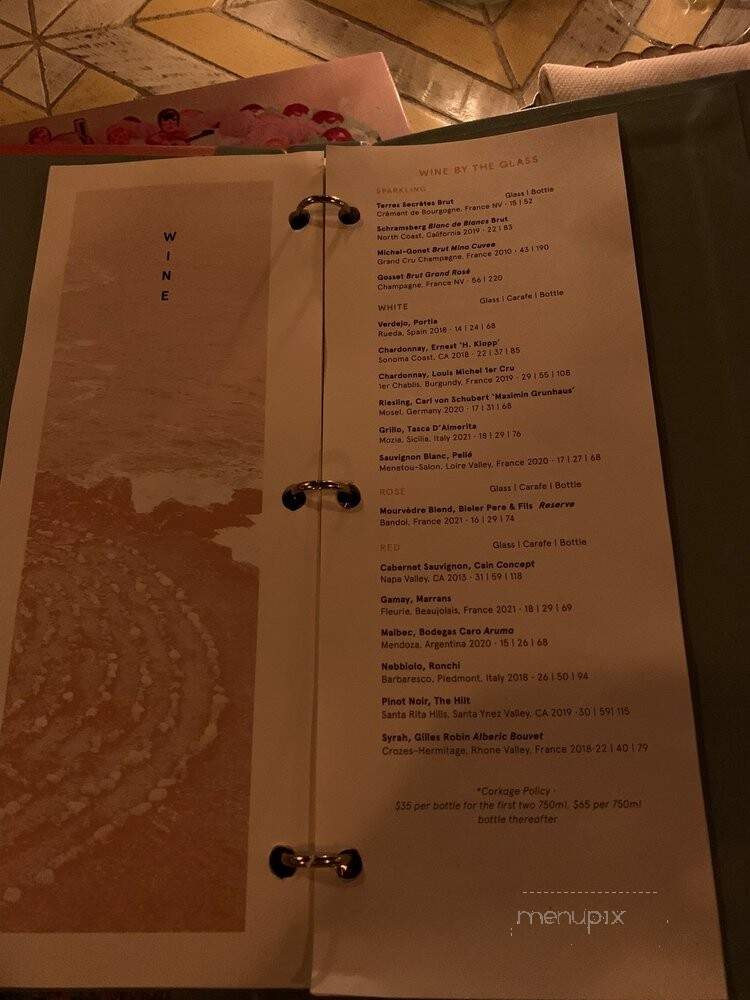 The Bungalow Kitchen - Tiburon, CA menu_pic