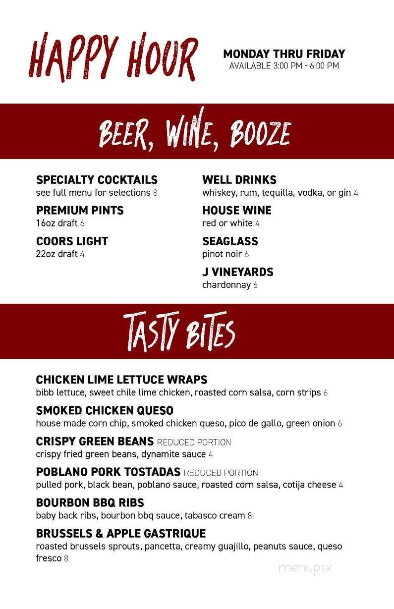 The Spot Neighborhood Grill - Scottsdale, AZ menu_pic