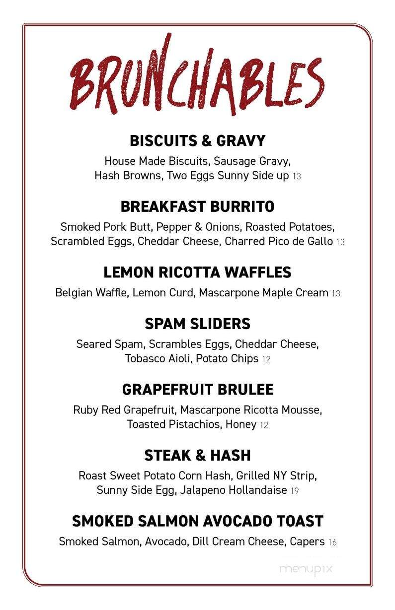 The Spot Neighborhood Grill - Scottsdale, AZ menu_pic
