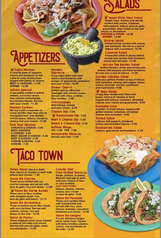 El Agave Mexican Grill and Bar - Grand Rapids, MI menu_pic