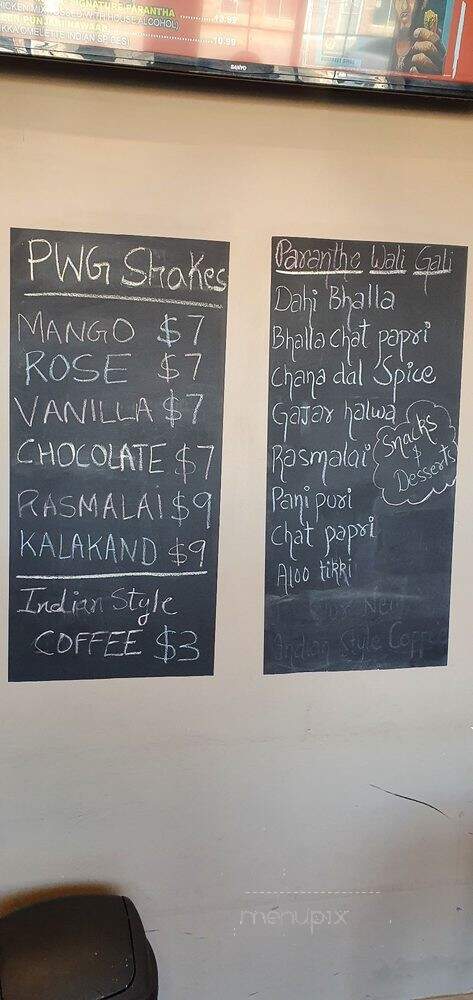 Paranthe Wali Gali - Brampton, ON menu_pic
