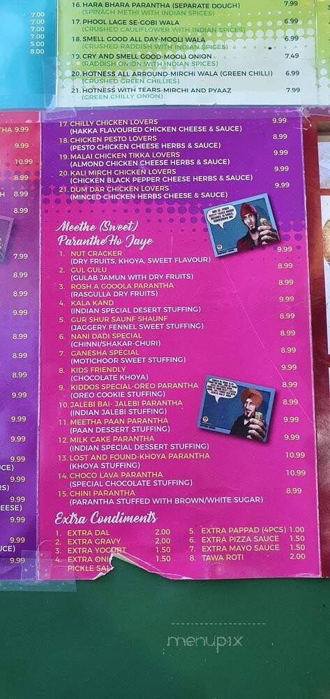 Paranthe Wali Gali - Brampton, ON menu_pic