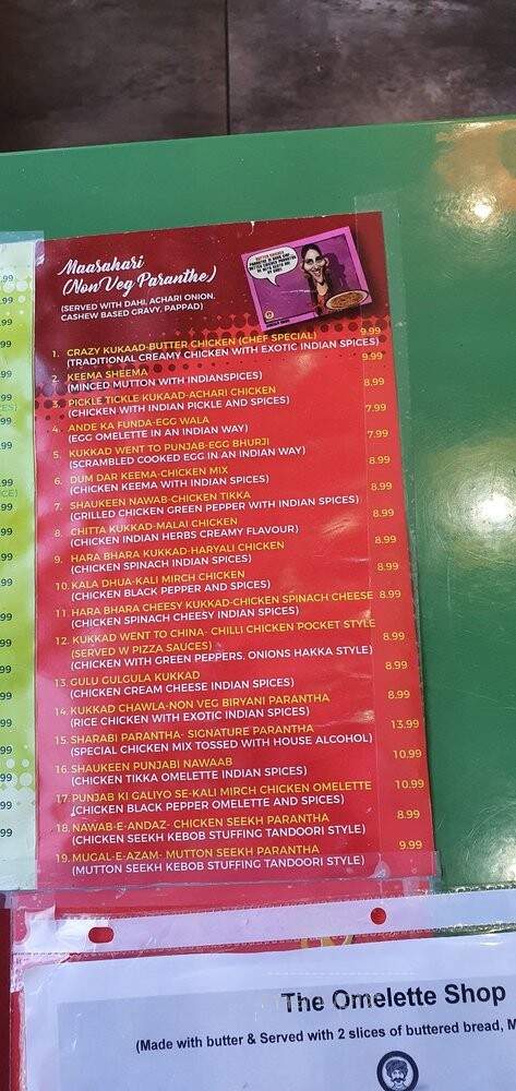 Paranthe Wali Gali - Brampton, ON menu_pic