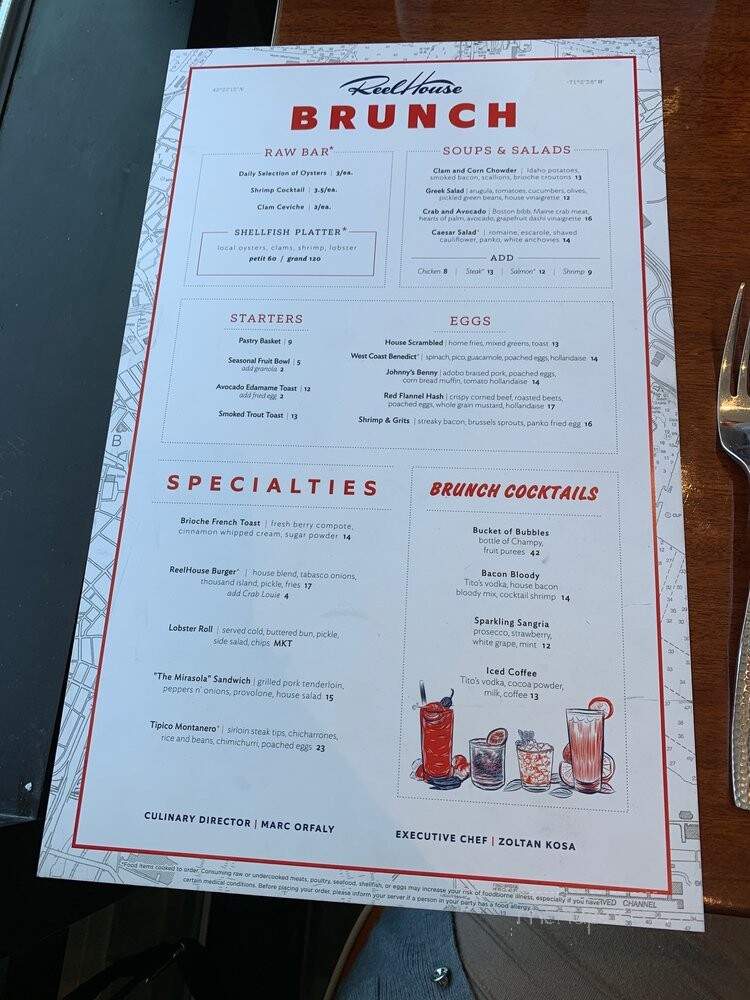 ReelHouse Marina Bay - Quincy, MA menu_pic