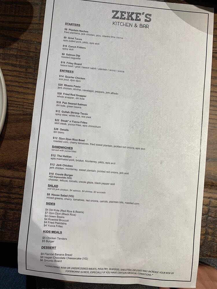 Zeke's Kitchen & Bar - Smyrna, GA