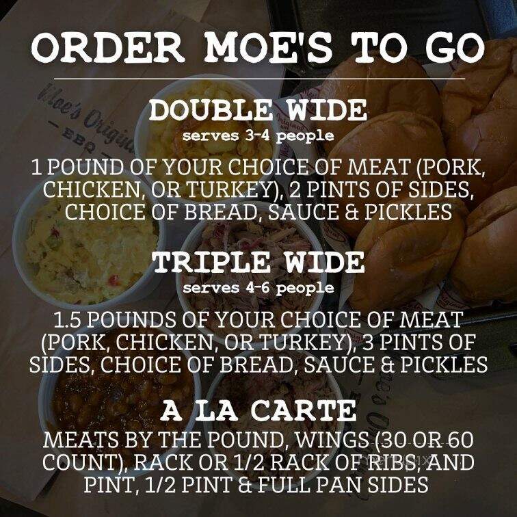 Moe's Original BBQ - Madison, AL menu_pic