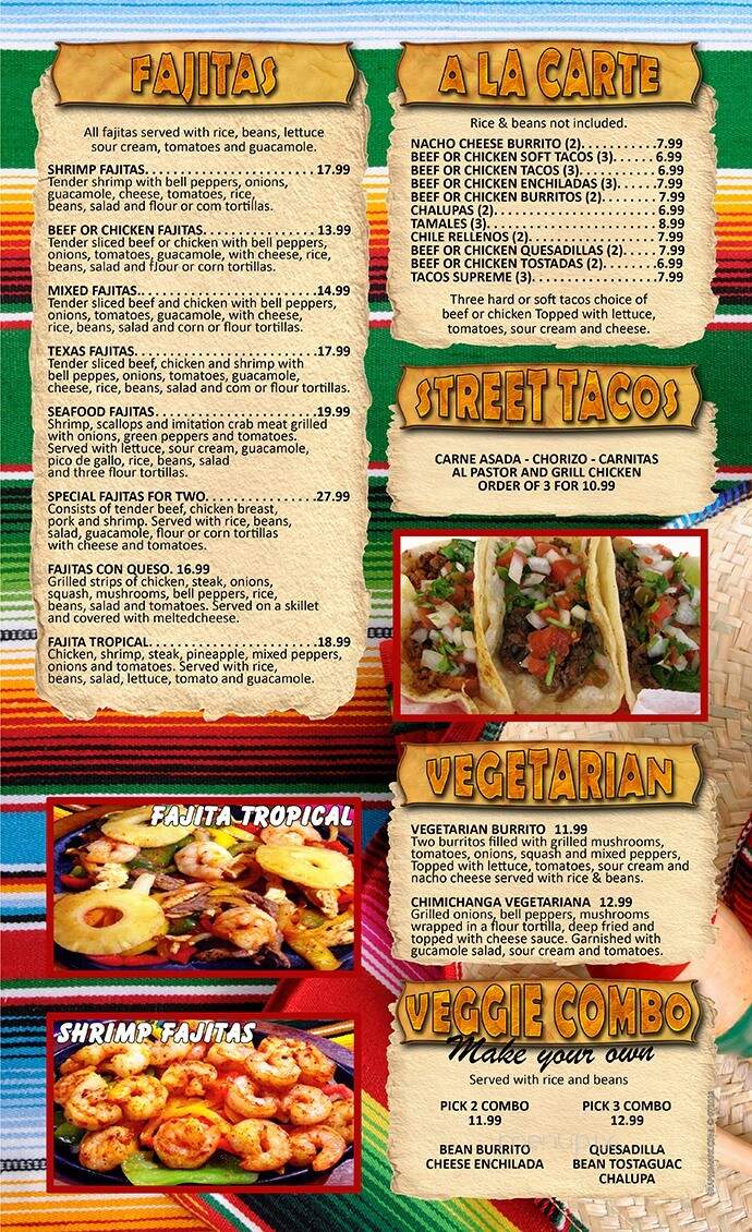 El Loro Mexican Restaurant - Belle Plaine, MN menu_pic