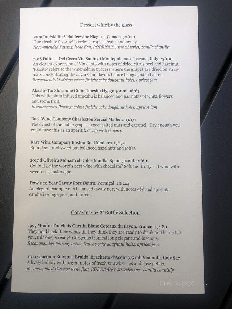 Pomet - Oakland, CA menu_pic