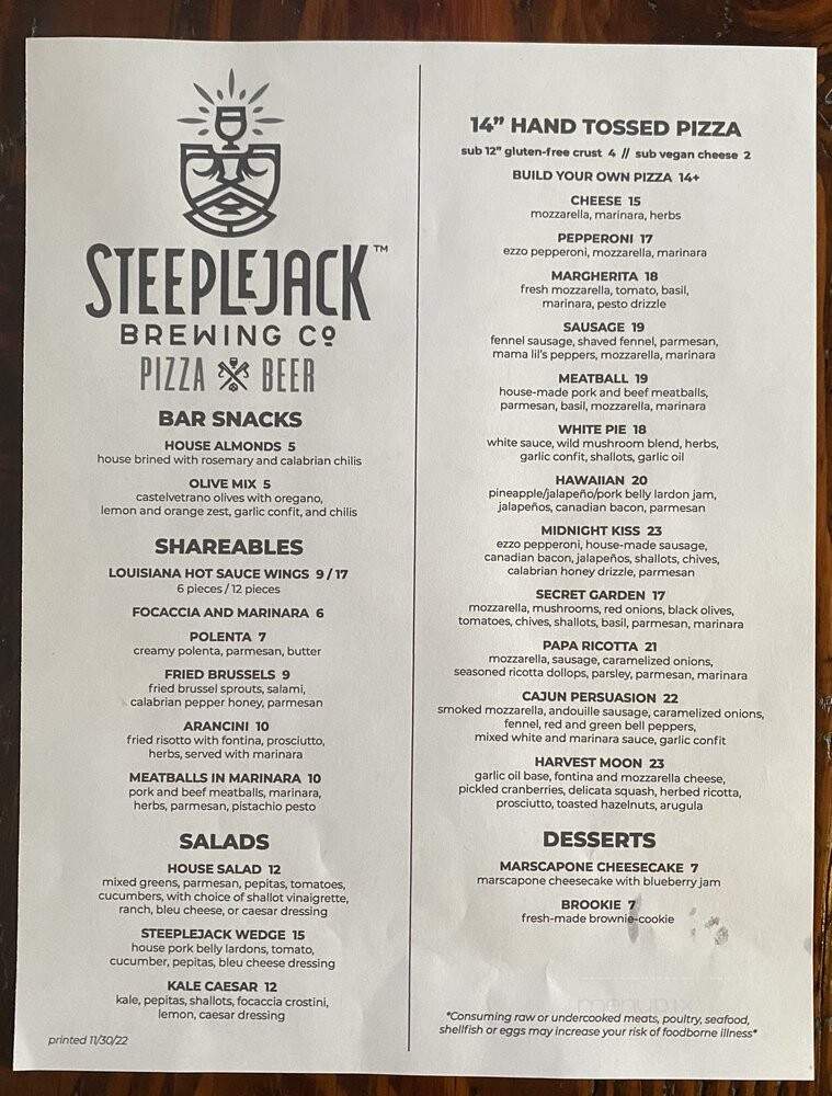 Steeplejack Pizza and Beer - Portland, OR