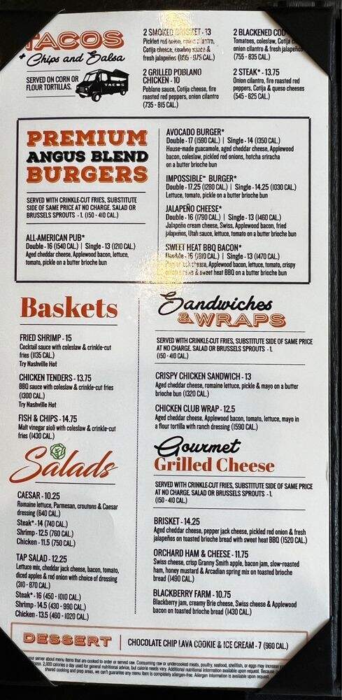 Brass Tap Craft Beer Bar - Hapeville, GA menu_pic