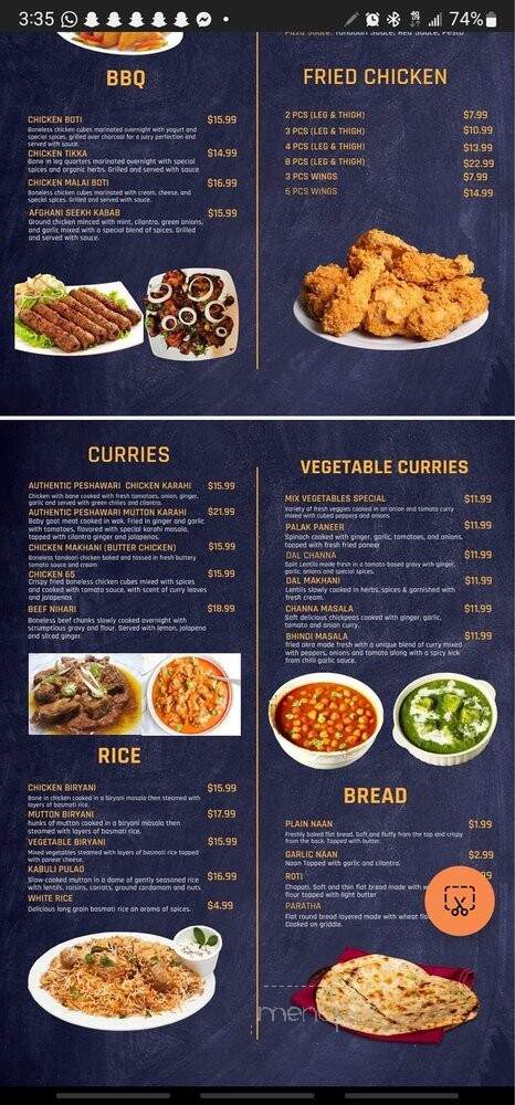 Pizza N Curry - Shorewood, WI menu_pic