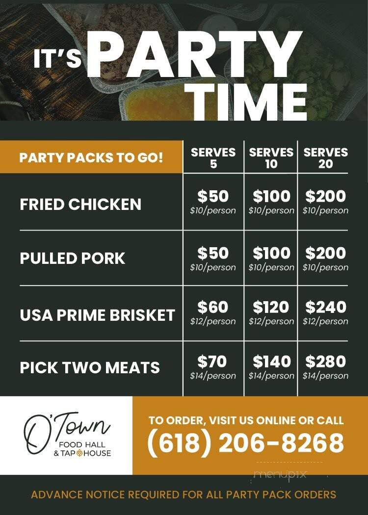 O'Town Food Hall & Tap House - O'Fallon, IL menu_pic