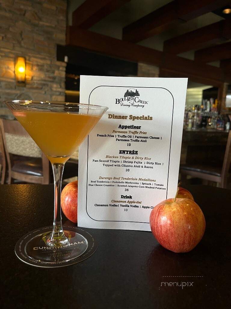 Boulder Creek Dining - Brownsburg, IN menu_pic