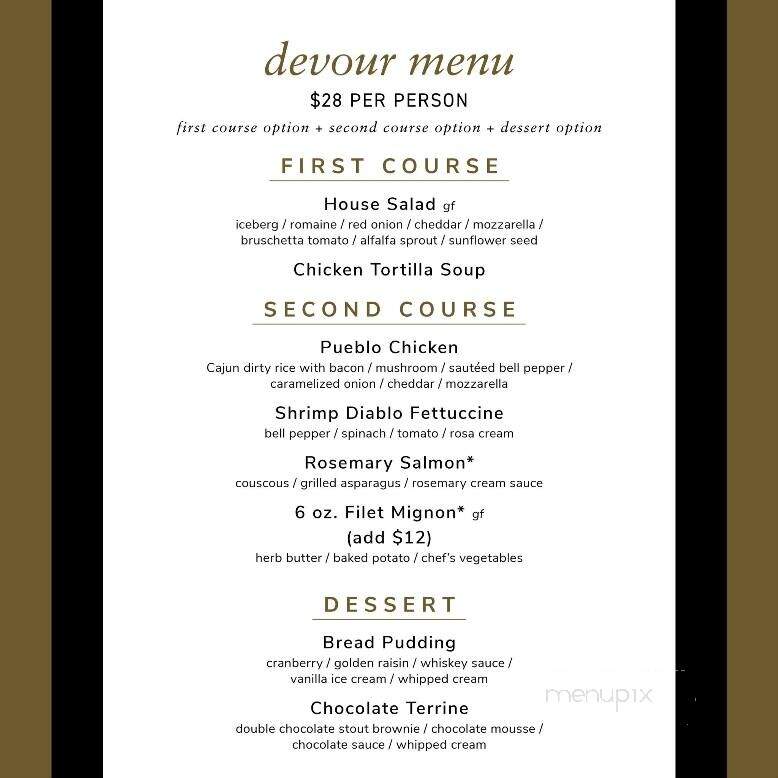 Boulder Creek Dining - Brownsburg, IN menu_pic