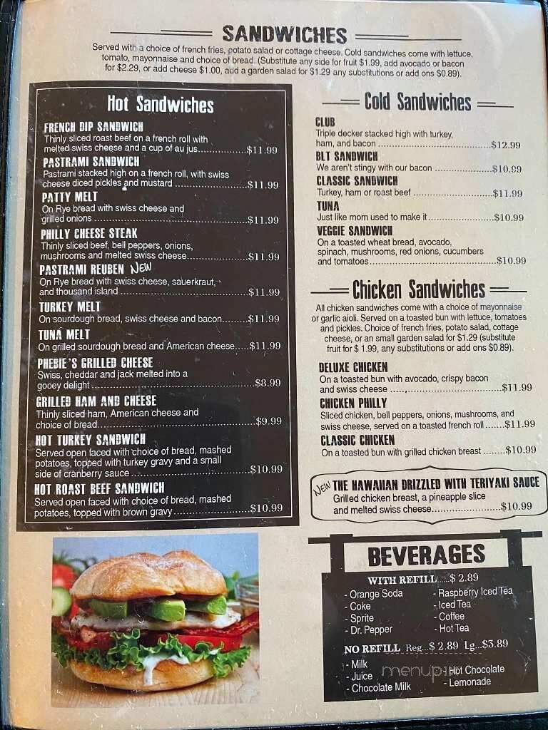 Phebie's Cafe - Lancaster, CA menu_pic