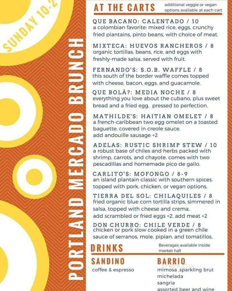 Barrio - Portland, OR menu_pic