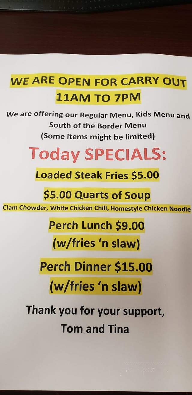 Chowders' & Moor - Waterville, OH menu_pic