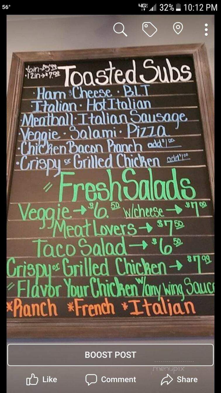 Pizza Shack - Woodsfield, OH menu_pic