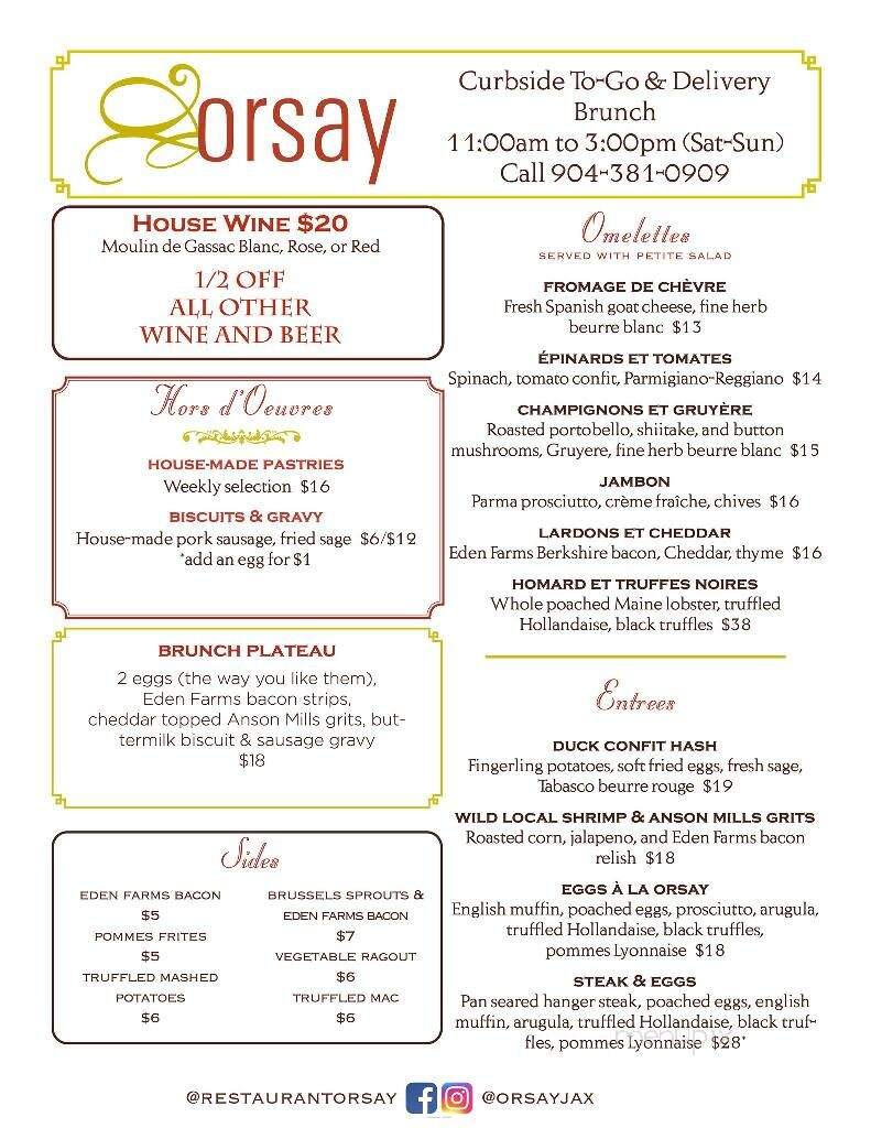 Restaurant Orsay - Jacksonville, FL