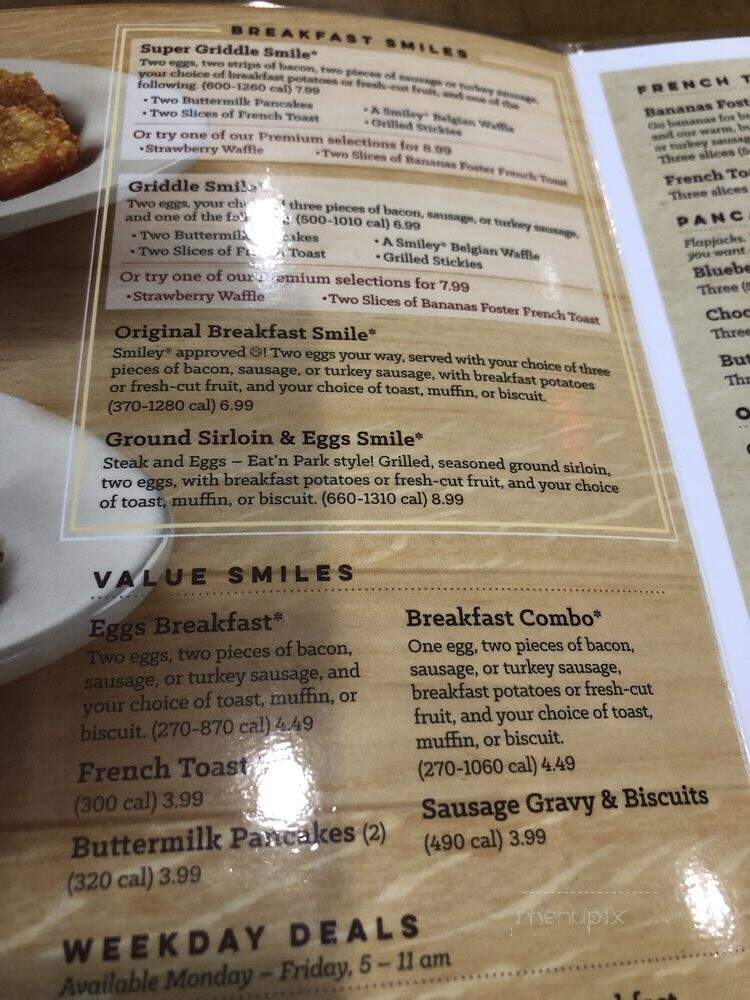Eat N Park - Uniontown, PA menu_pic