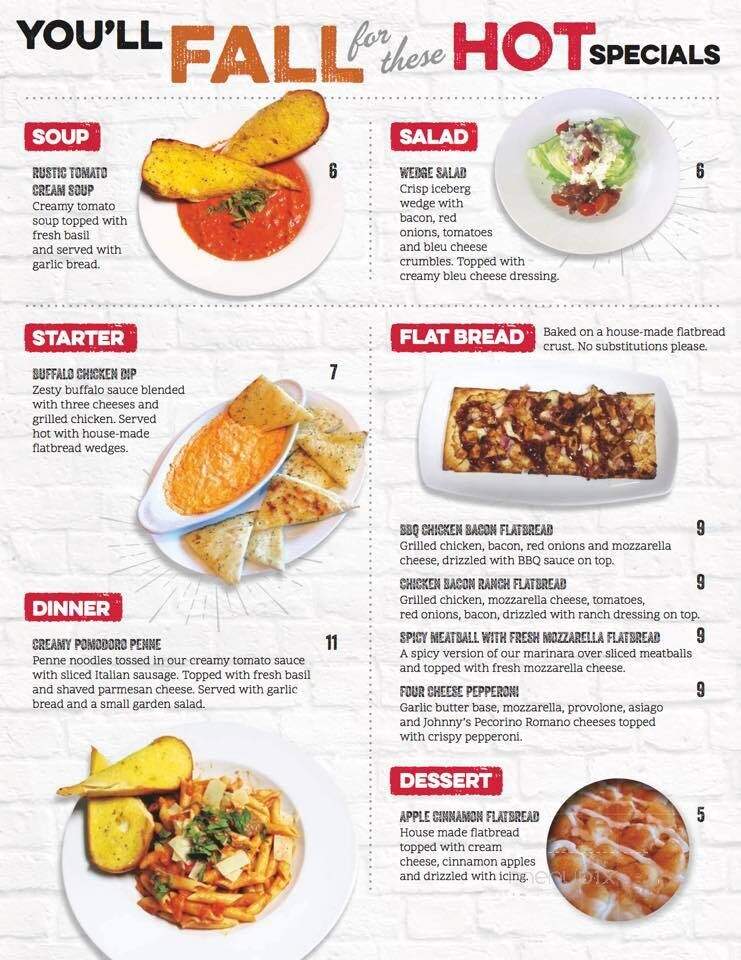 Johnny's New York Style Pizza - West Point, GA menu_pic