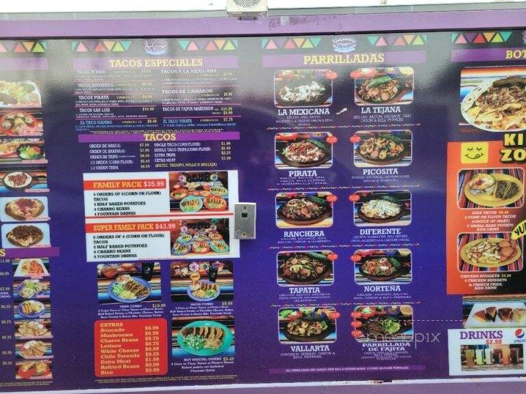 Taqueria La Mexicana - Mission, TX menu_pic
