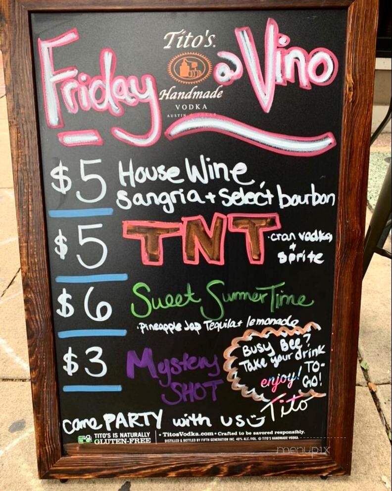 Vino Etcetera! - Oconomowoc, WI menu_pic