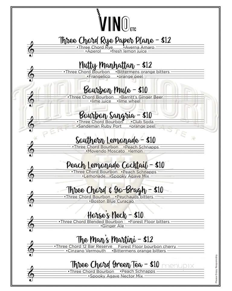 Vino Etcetera! - Oconomowoc, WI menu_pic