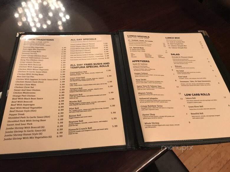 Coast - McAllen, TX menu_pic