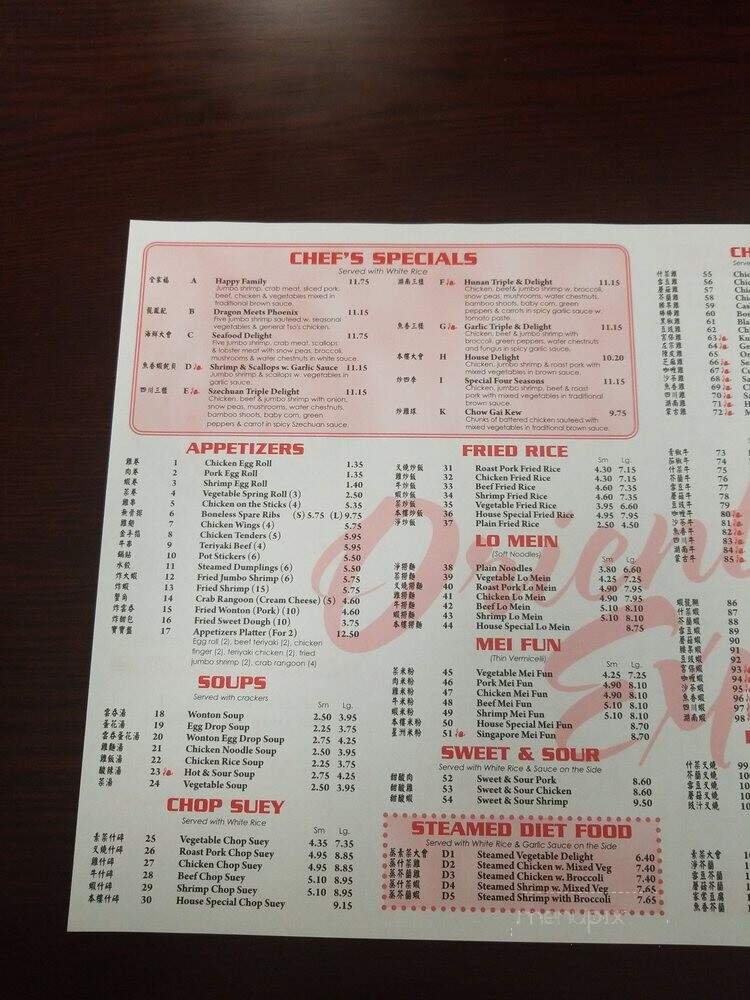 Oriental Express - South Bend, IN menu_pic