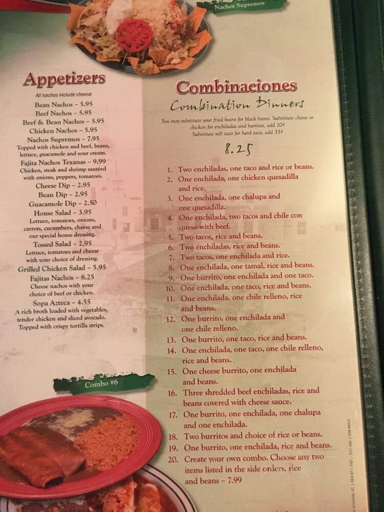 El Sombrero - Greencastle, PA menu_pic
