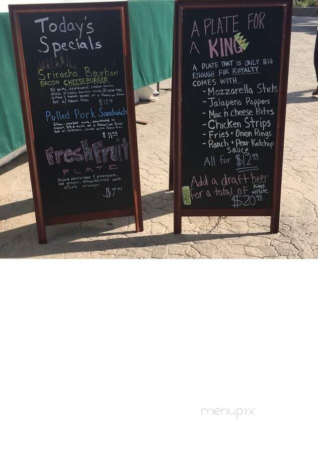 Sabertooth Grill at the San Diego Zoo - San Diego, CA menu_pic