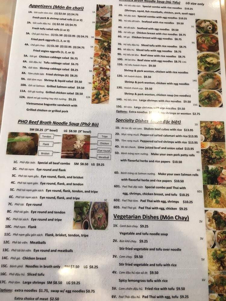 Pho Ton - Vancouver, WA menu_pic