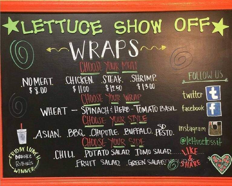Lettuce Toss It - Chino Hills, CA menu_pic