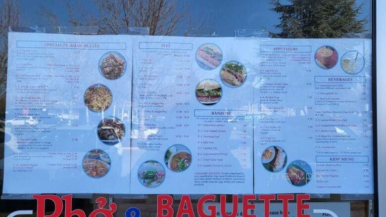 Pho & Baguette - Tumwater, WA menu_pic
