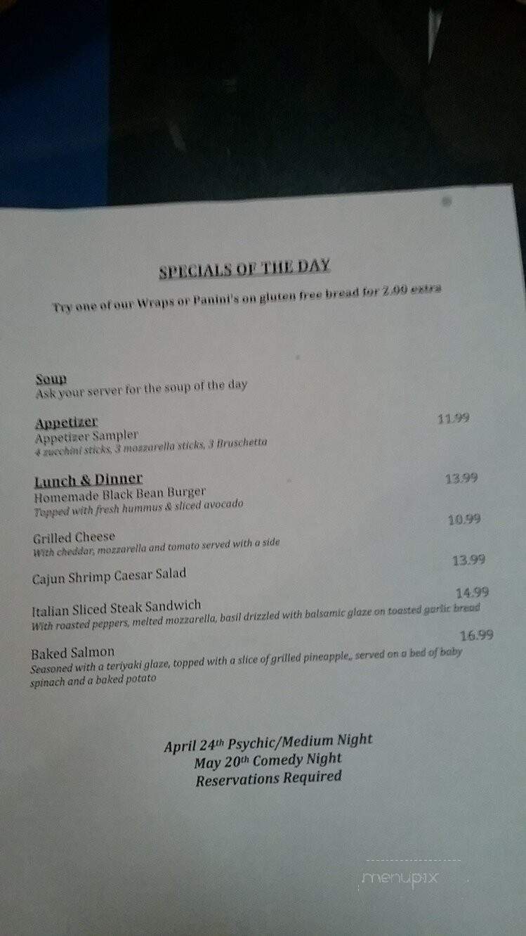 Starving Artist Cafe & Gallery - Franklin Square, NY menu_pic