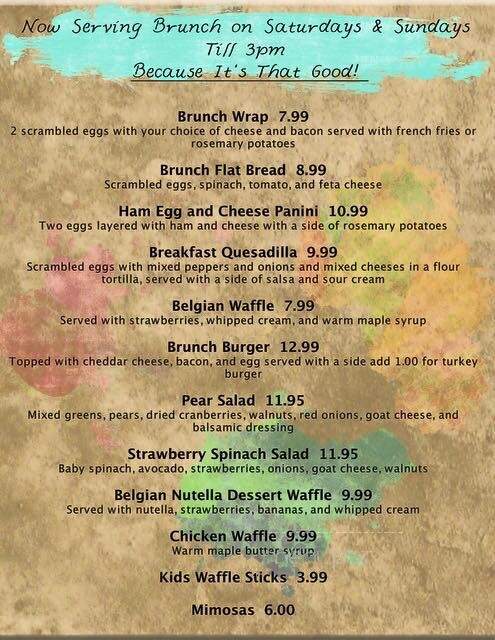 Starving Artist Cafe & Gallery - Franklin Square, NY menu_pic