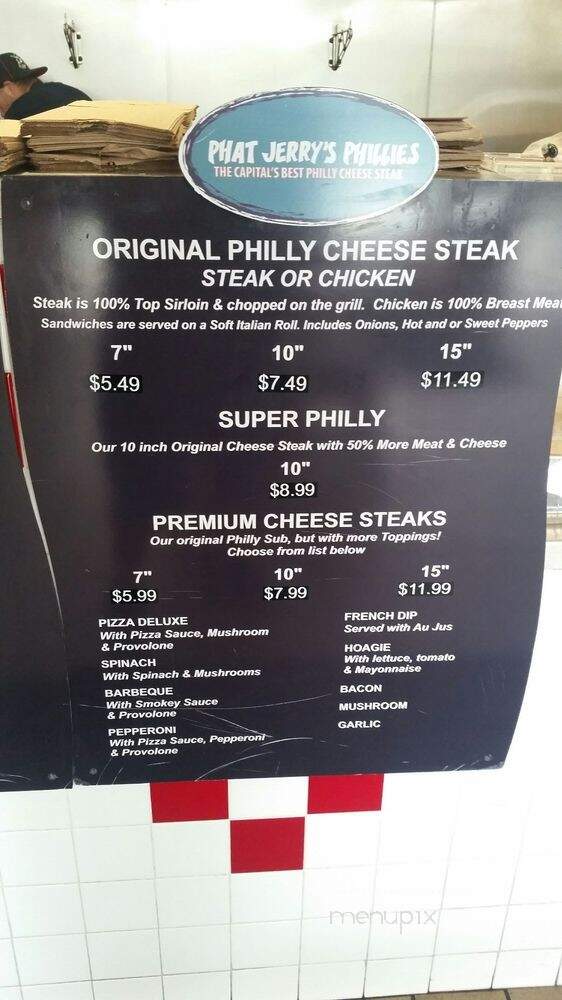 Phat Jerry's Phillies - Sacramento, CA menu_pic