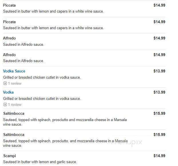 Ferati's Pizza - Butler, NJ menu_pic