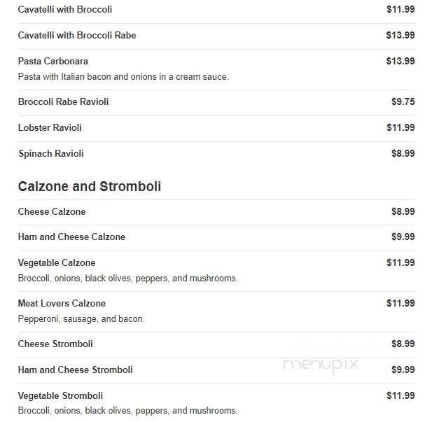 Ferati's Pizza - Butler, NJ menu_pic