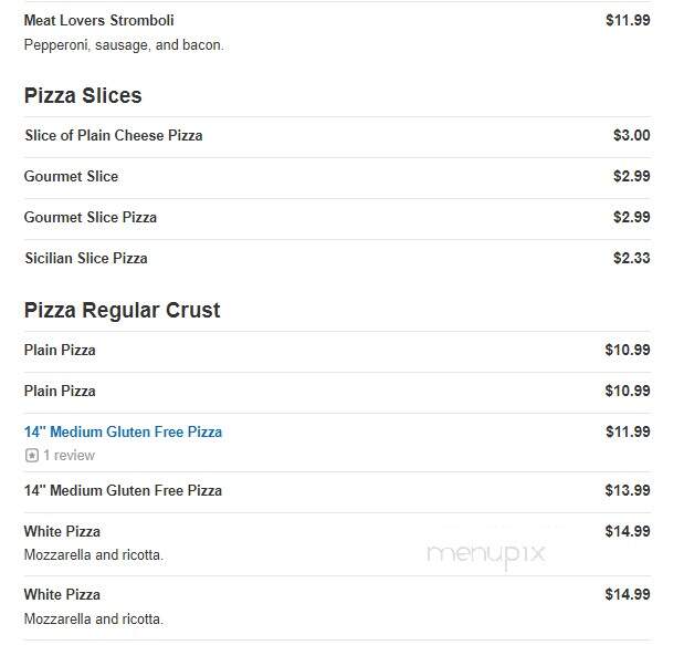 Ferati's Pizza - Butler, NJ menu_pic