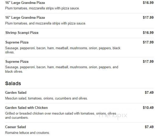 Ferati's Pizza - Butler, NJ menu_pic